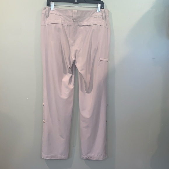 Eddie Bauer Lightweight Polyester Khaki Hiking Pants Women’s Size 8 - Picture 2 of 8